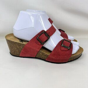 Plakton Sandals Pink Brown Women’s Size 8 / EUR Size 39